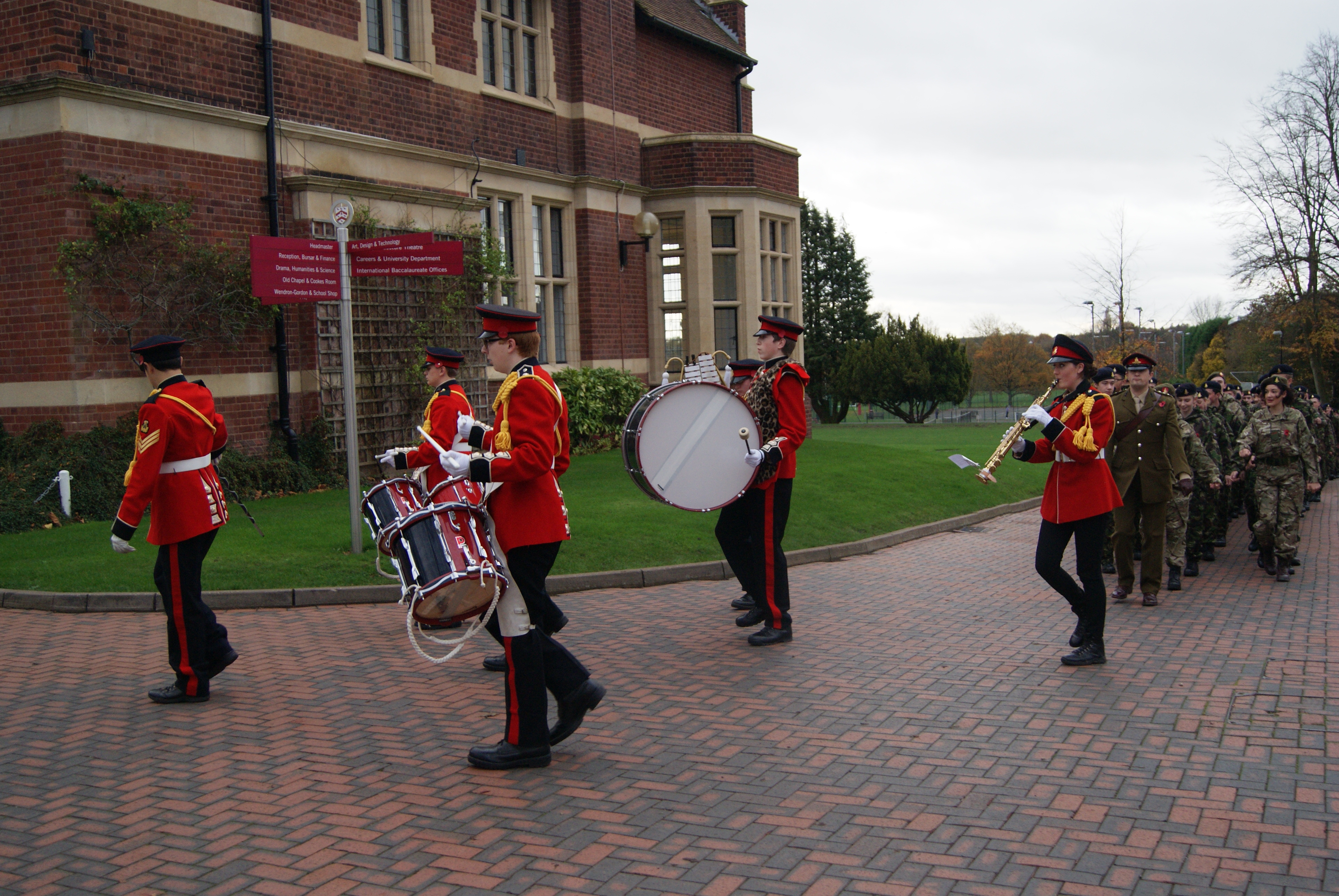 Remembrance at Bromsgrove School, 11th November 2015