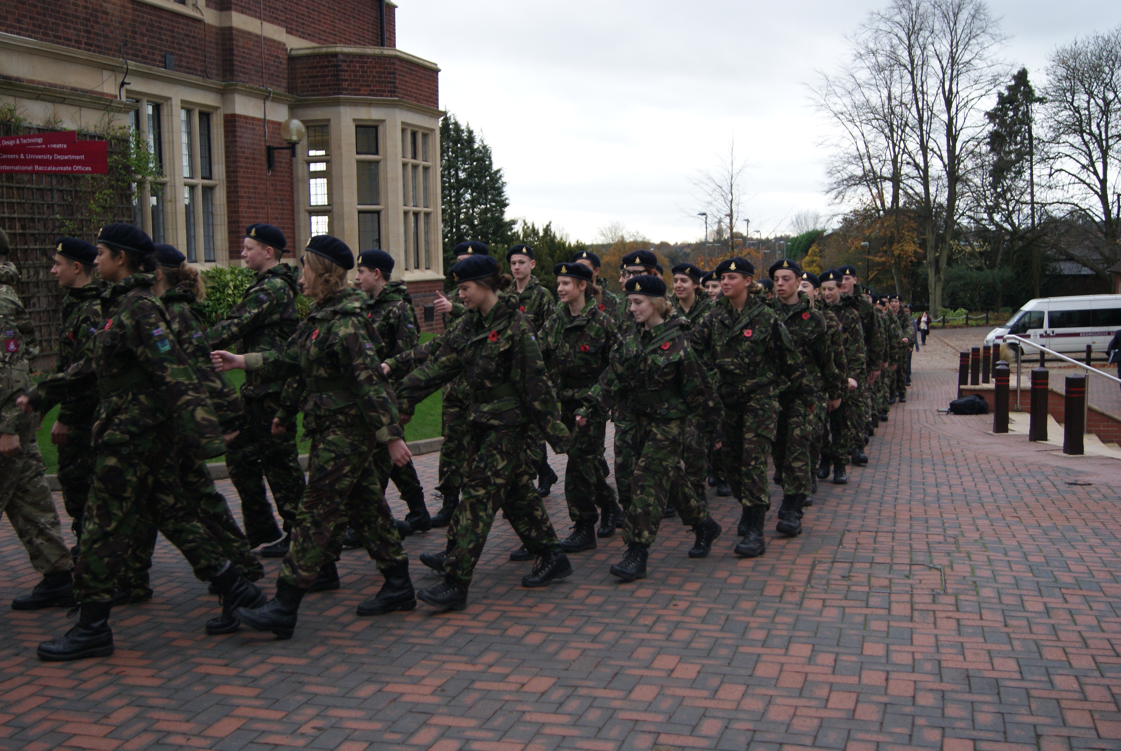 Remembrance at Bromsgrove School, 11th November 2015