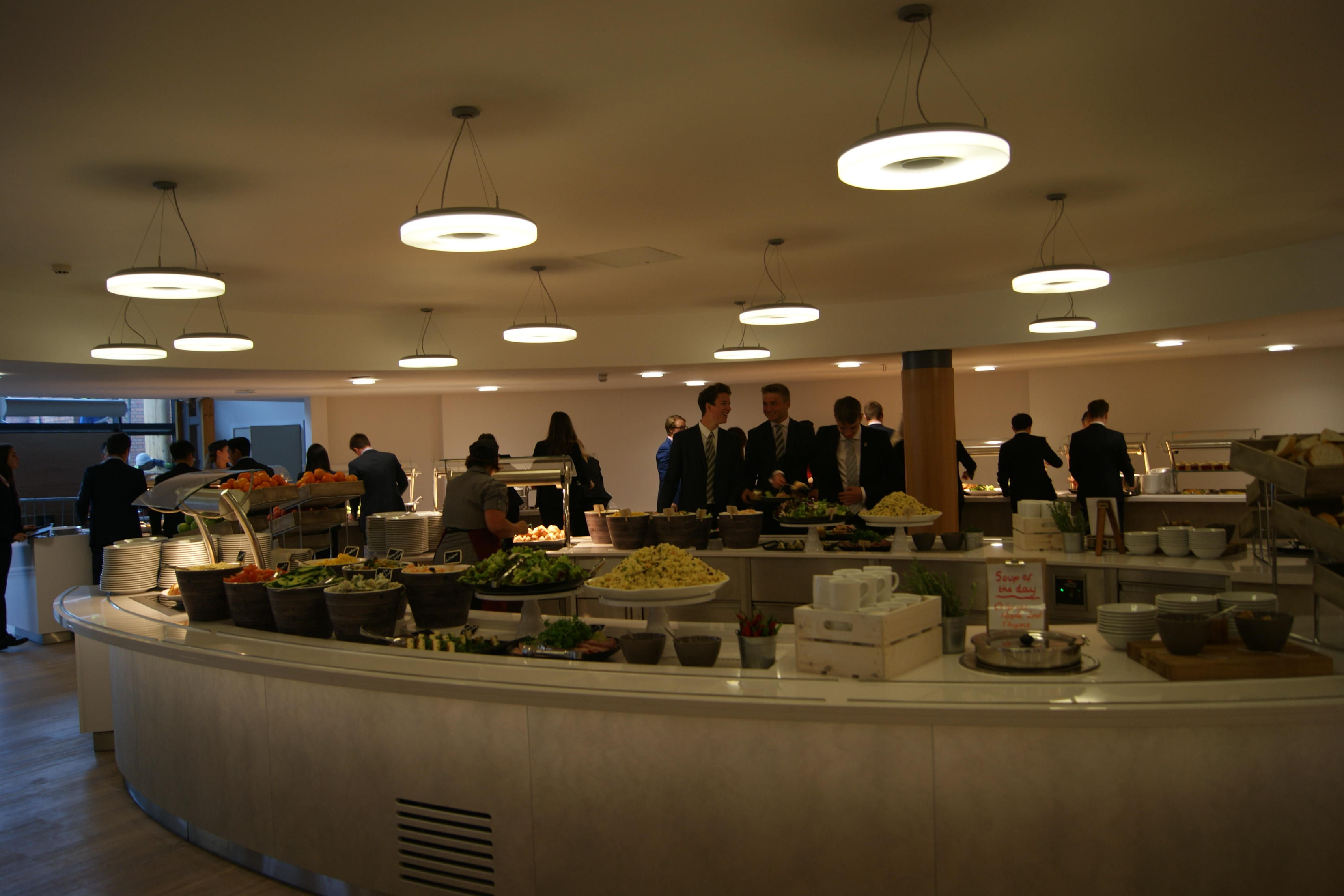 The Senior School Dining Hall which opened after refurbishment in September 2015